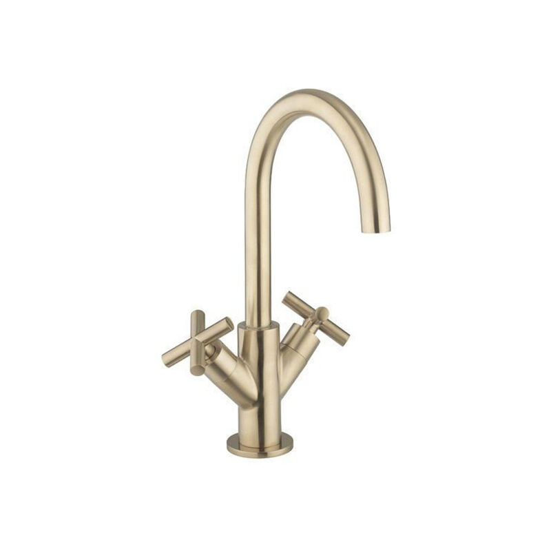 HomeLava Robinet De Baignoire Et Douche Avec Douchette Robinet De Bain En Laiton Rétro 2 Trous 2