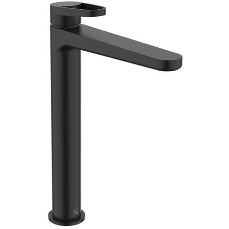 Crosswater Lazo Mitigeur Lavabo Rehauss Noir Mat