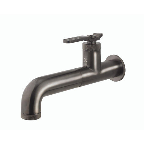 Crosswater Union Mitigeur Lavabo Encastrable Simple Brushed Black Chrome Gunmetal