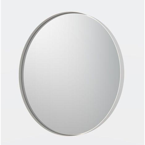 Adema Exclusive Line Miroir - rond - 40cm - cadre blanc mat (1/5)