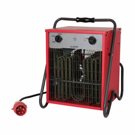 Eurom Industrial EK 15002 Chauffage d'atelier courant triphasé 15000 watts Rouge (1/5)
