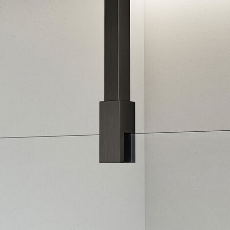 Fortifura Galeria Barre de renfort plafond 125cm pour douche à l'italienne - Gunmetal