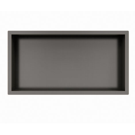 Fortifura Galeria Niche encastrable - 30x60x7cm - Gunmetal brossé (1/4)