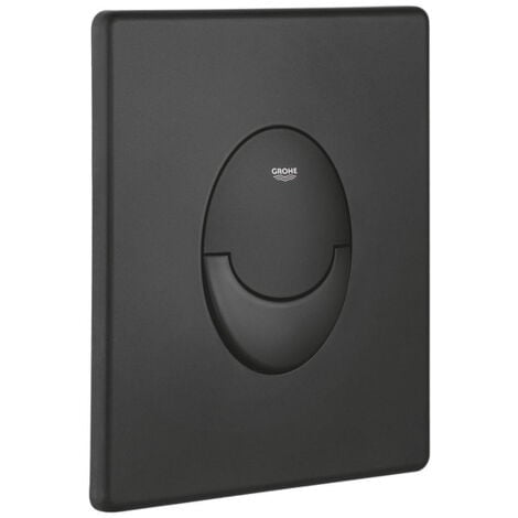Grohe Skate Air Plaque de déclenchement 15.6x19.7cm - Dual Flush - vertical - Phantom noir