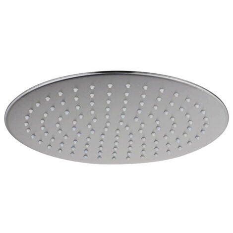 FugaFlow Eccelente Sobrado Pommeau de douche 25cm rond 6mm Inox brossé