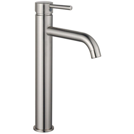 FugaFlow Eccelente Sobrado Robinet de lavabo réhaussé H33.1cm à poser Inox brossé (1/4)