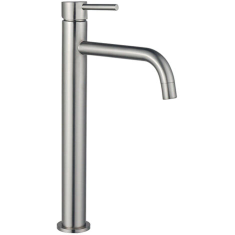 FugaFlow Eccelente Sobrado Slim Slim Robinet de lavabo réhaussé H32.6cm à poser Inox brossé (1/4)