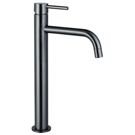 FugaFlow Eccelente Sobrado Slim Slim Mitigeur lavabo rehaussé monotrou Gun metal (1/4)