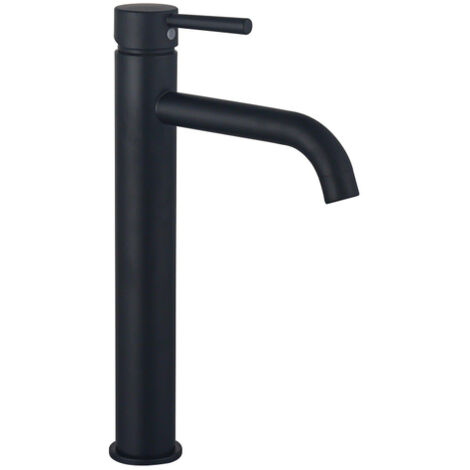 FugaFlow Eccelente Sobrado Mitigeur rehaussé lavabo 33.1cm Noir mat (1/4)