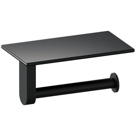 Brauer, Série, Porte-rouleau de toilette, 18cm - Noir mat (1/2)