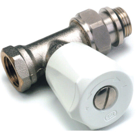 SAR Robinet d'arrêt de radiateur droit 1/2 auto-obturant Kvs 1,25 m3 h 409U (1/5)