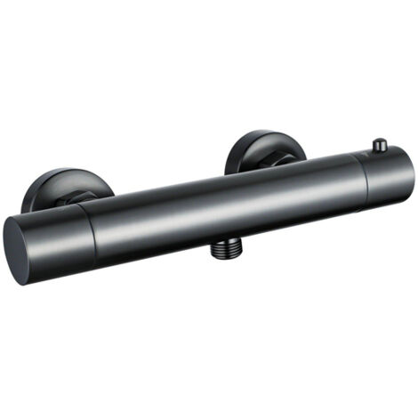 FugaFlow Eccelente Sobrado Mitigeur douche thermostatique mural Gun metal (1/4)