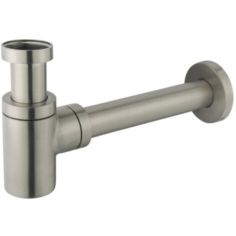 FugaFlow Eccelente Sobrado Siphon lavabo bas Inox brossé (1/4)