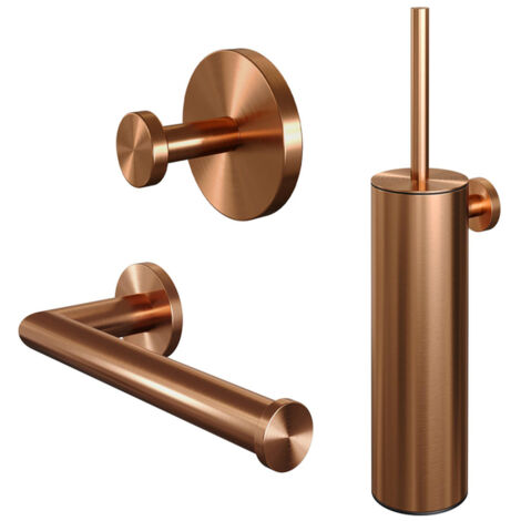 Brauer Copper Edition Ensemble accessoires 3 parties Cuivre brossé PVD