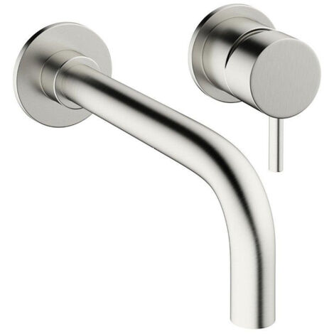 Crosswater MPRO ensemble de robinet encastrable avec partie encastrable et 14cm et 22cm bec inox (1/4)