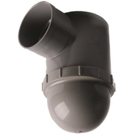 Wavin hwa l siphon pour eaux usées ø110mm pvc gris (1/2)