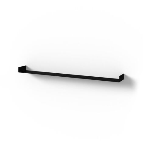 Looox Shelf C étagère encastrable - 80x10cm - noir mat (1/4)