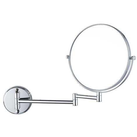 Fugaflow miroir de maquillage - 20cm - rond - chrome (1/5)