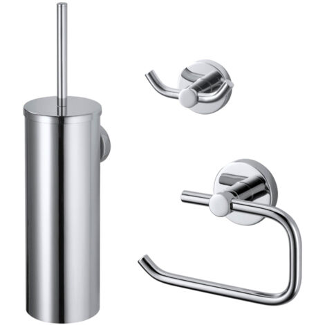 Haceka Kosmos Pack WC - 3 pièces - Chrome (1/5)