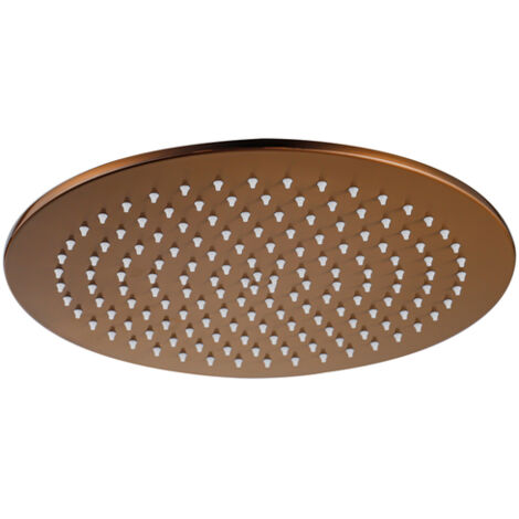Fortifura Calvi Pomme de douche - 30cm - rond - 6mm - Cuivre brossé PVD (1/5)