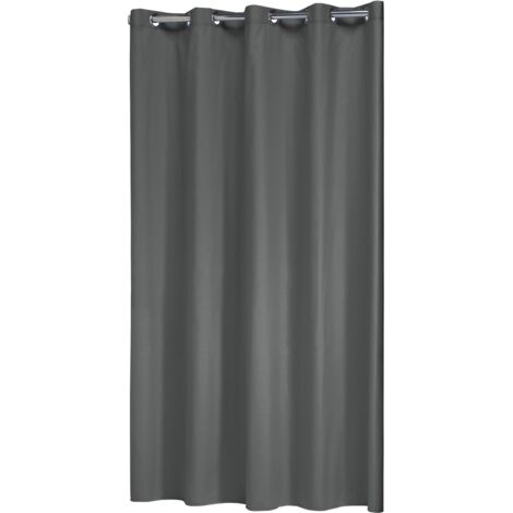 Sealskin Coloris Rideau de douche 180x200cm polyester Gris (1/4)