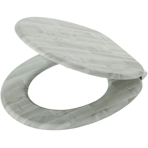 Tiger Titan Abattant WC - avec couvercle - MDF - Gris (1/5)