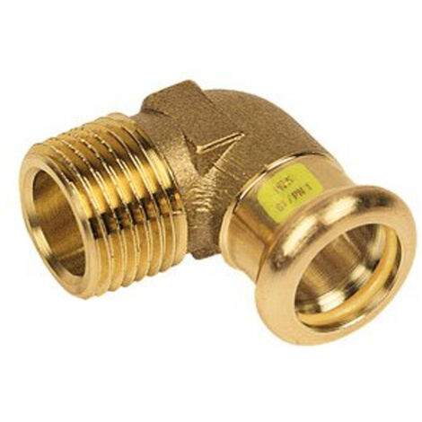 Bonfix Press rk gas articulation du coude 90° conique 1/2 bux15mm gastec (1/2)