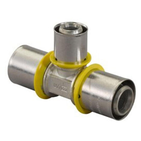 Uponor presse à gaz t pièce courant 25x20x25mm (1/2)