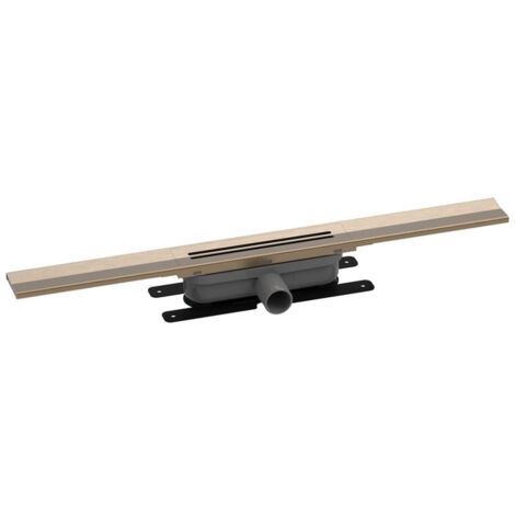 Easy drain R-line Clean Color caniveau de douche 120cm bronze brossé (1/4)