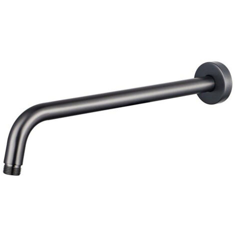 Fortifura Calvi Ensemble de douche à encastrer - rond - thermostatique - bras mural - douche principale de 25 cm - douchette à main - flexible de (1/5)