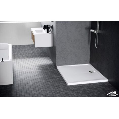 Novellini Olympic New receveur de douche acrylique carré 80x80x4.5cm blanc (1/5)