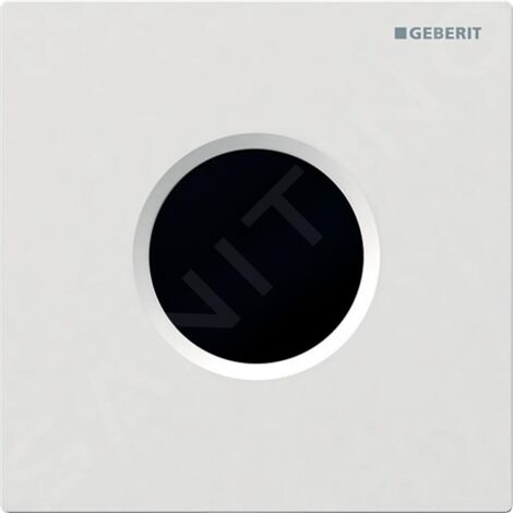 Geberit type 01 plaque de commande pour urinoir - batterie - ronde - chrome brillant (1/3)