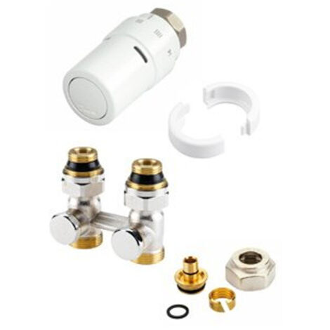Danfoss RAX K jeu de raccordement inférieur droit pour radiateurs avec insert M30 (1/2)