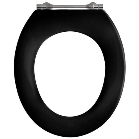 Pressalit Objecta Siège WC sans abattant avec charnière fixe long noir