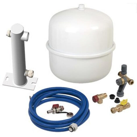 Plieger kit de raccordement chaudière 3 trous 18l 1 bar blanc (1/2)