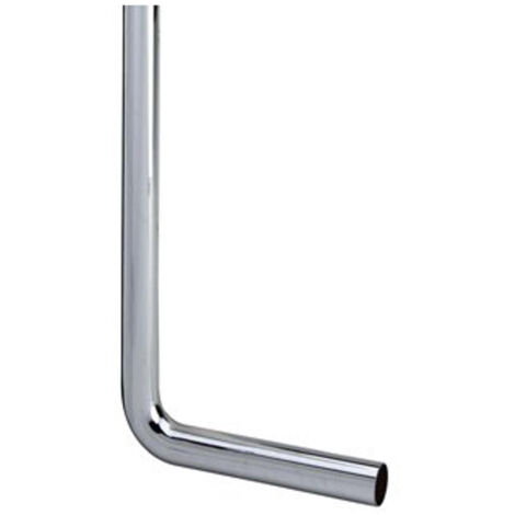 Viega Tuyau de sol courbe longe pour siphon 5/4x68cm chrome (1/5)