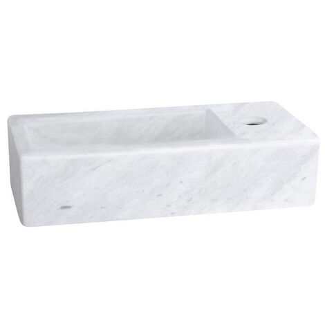 Differnz Helios lave-main 37.5x18.5x9.5 cm marbre