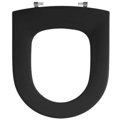 Pressalit Objecta d abattant WC polygiene sans couvercle noir