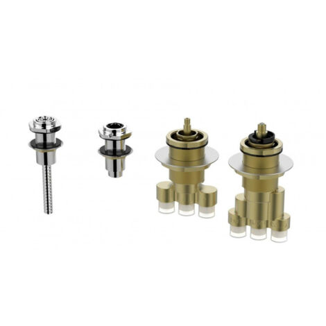 Wiesbaden Bib Corps encastré thermostatique 4 trous (1/4)