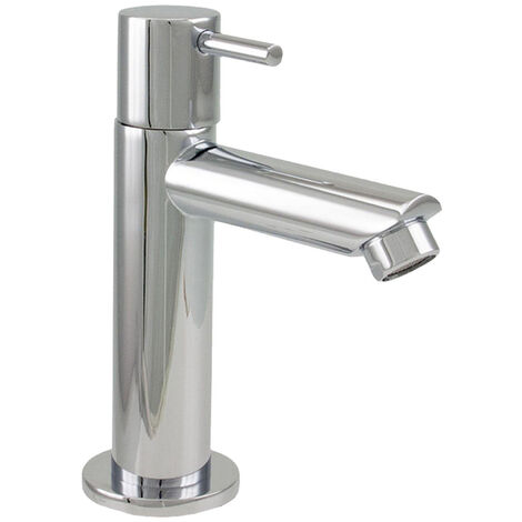 Differnz Set lave-mains 37.5x18.5cm céramique 1 trou de robinet gauche blanc