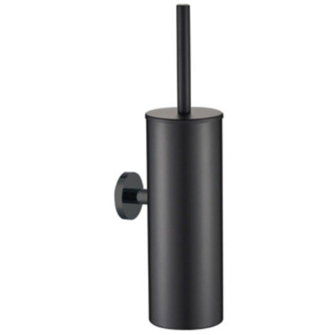 Plieger Vigo ensemble de brosse WC modèle mural noir mat (1/3)
