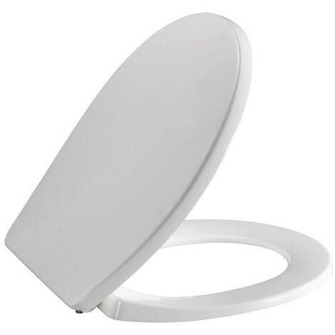 Pressalit Tivoli abattant WC softclose avec softclose avec charnière uni flex avec fixation inclinable blanc (1/2)