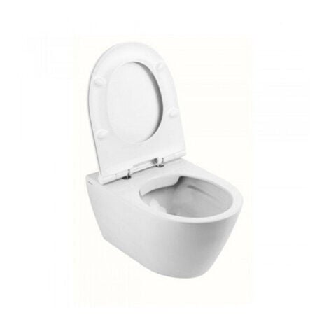 QeramiQ Salina Abattant WC avec frein de chute déclipsable blanc