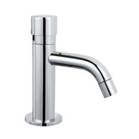 Plieger Napoli robinet de toilettes à fermeture automatique 1/2 tour 15 sec chrome 08111 (1/3)