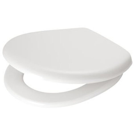 Plieger Royal abattant WC softclose en duroplast avec ensemble de fixation en plastique blanc (1/5)
