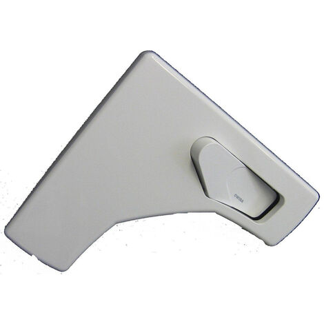 Wisa Serie 444 couvercle avec bouton poussoir pour Réservoir WC blanc