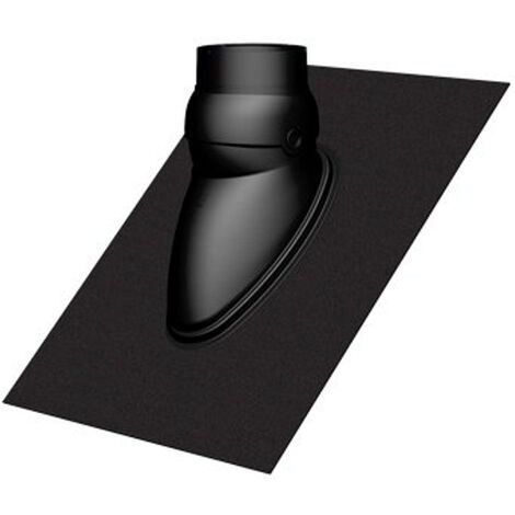 Ubbink – Tuile universelle 500x600mm pour solin de toit – Pente maximale 55 degrés – Adaptée pour toitures inclinées – Couleur noire