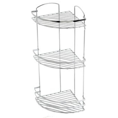 Plieger Solid étagère d'angle 3 niveaux modèle fil chromé (1/3)