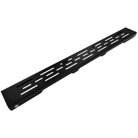 Saniclass grille d'écoulement de douche 90cm noir mat (1/5)