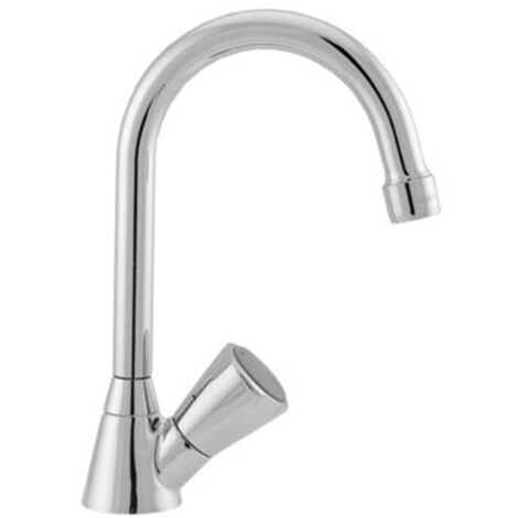 Venlo Nimbus ii messing robinet de toilette céramique avec bec pivotant et perlateur chromé (1/2)